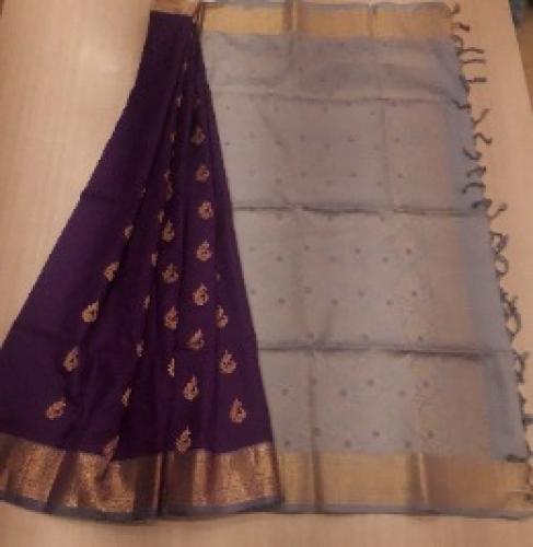 SOFT SILK SAREE WITH BLOUSE